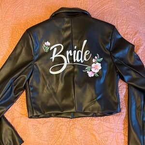 Hand painted Bridal jacket